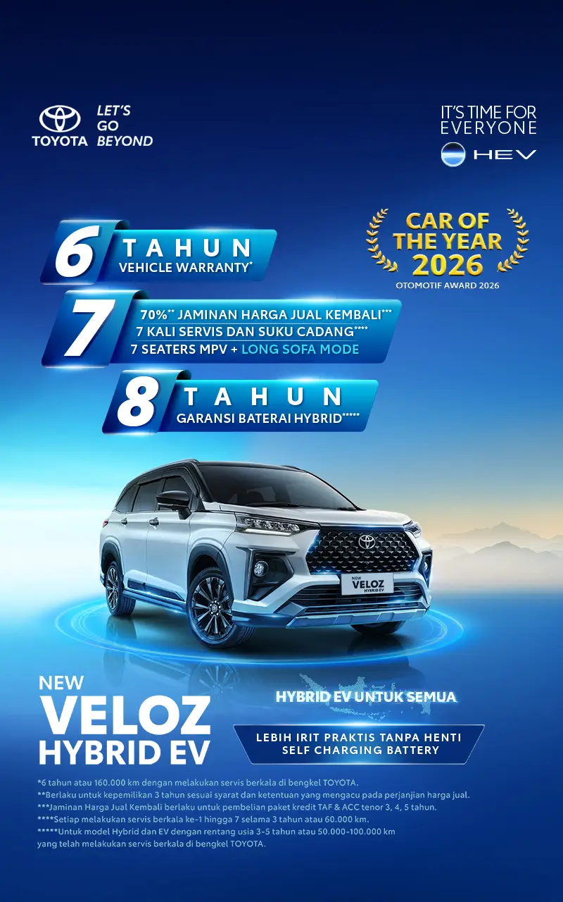 Toyota Indonesia Official Lineup Banner